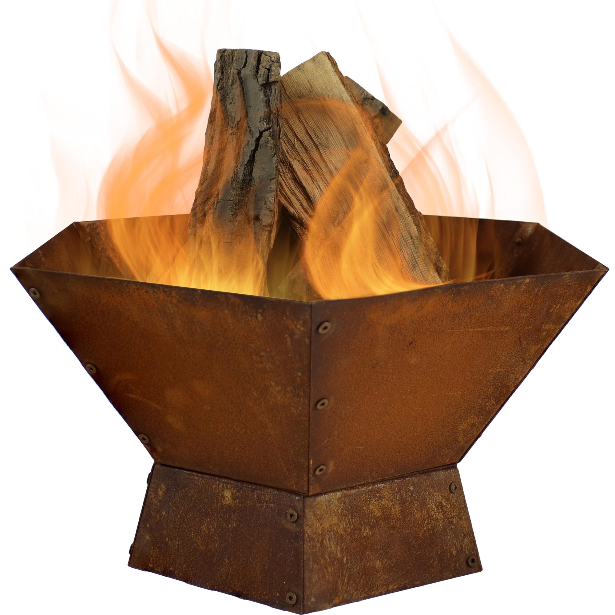 Sunnydaze Decor, Rustic Steel Affinity Fire Pit - 23in., Material Steel, Model# RCM-939